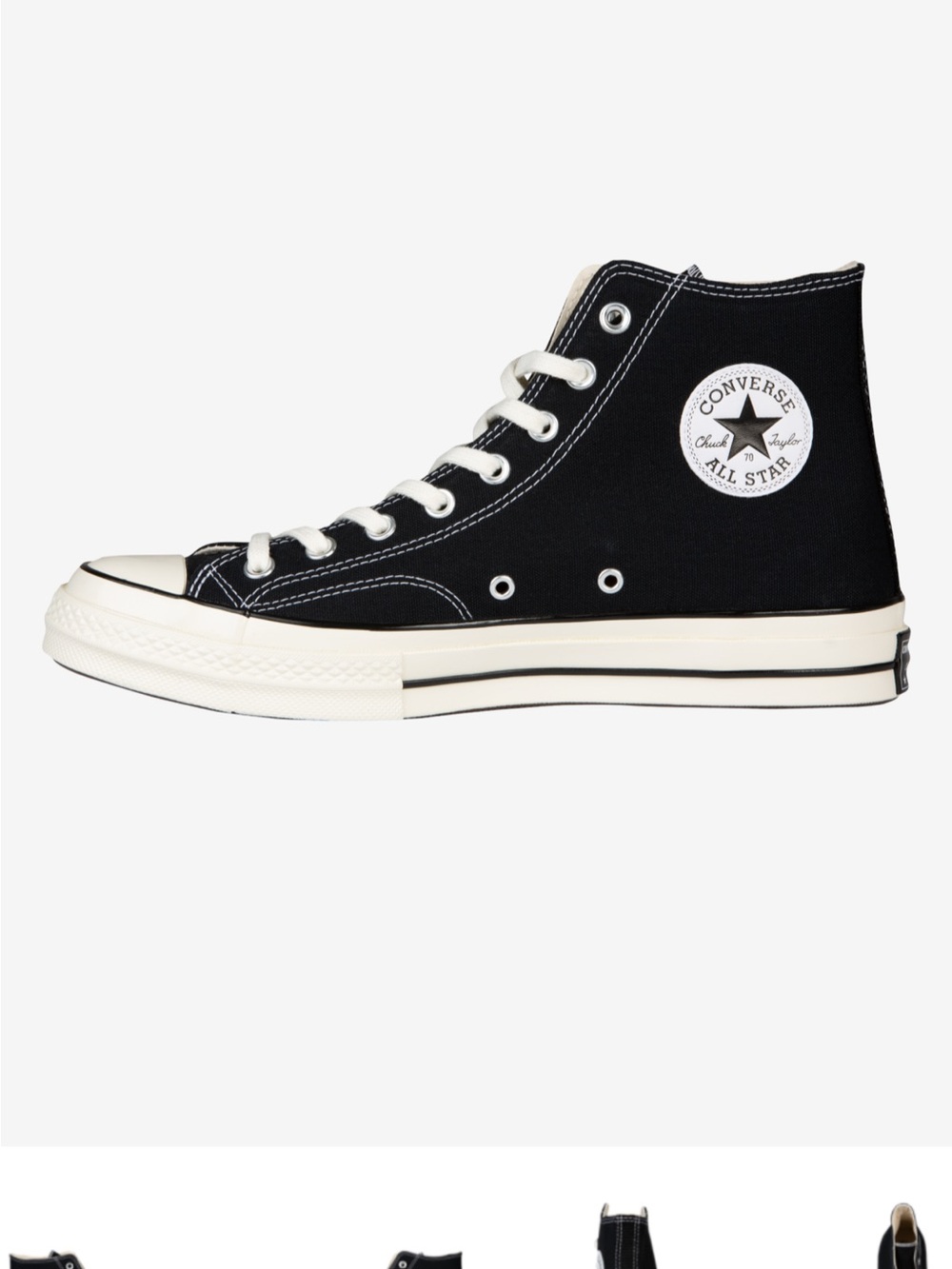 Converse Chuck Taylor All Star 70 High Top Sneakers - Black